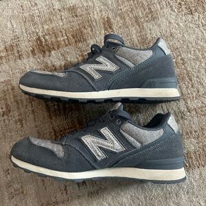 New Balance Charcoal and Light Gray Sneakers